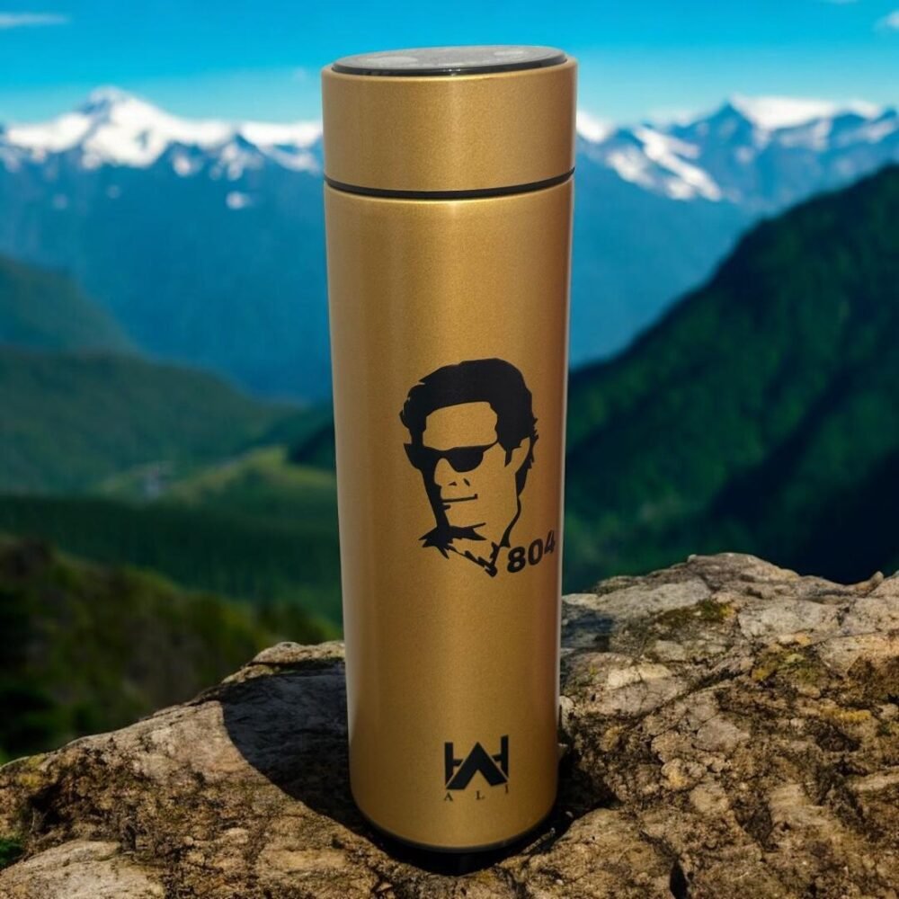 Homealexa 500ml Smart Coffee Mug with Touch Temperature Display – Golden