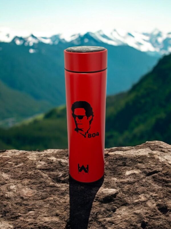 Homealexa 500ml Smart Coffee Mug with Touch Temperature Display – Red