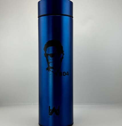 Homealexa 500ml Smart Coffee Mug with Touch Temperature Display – Blue