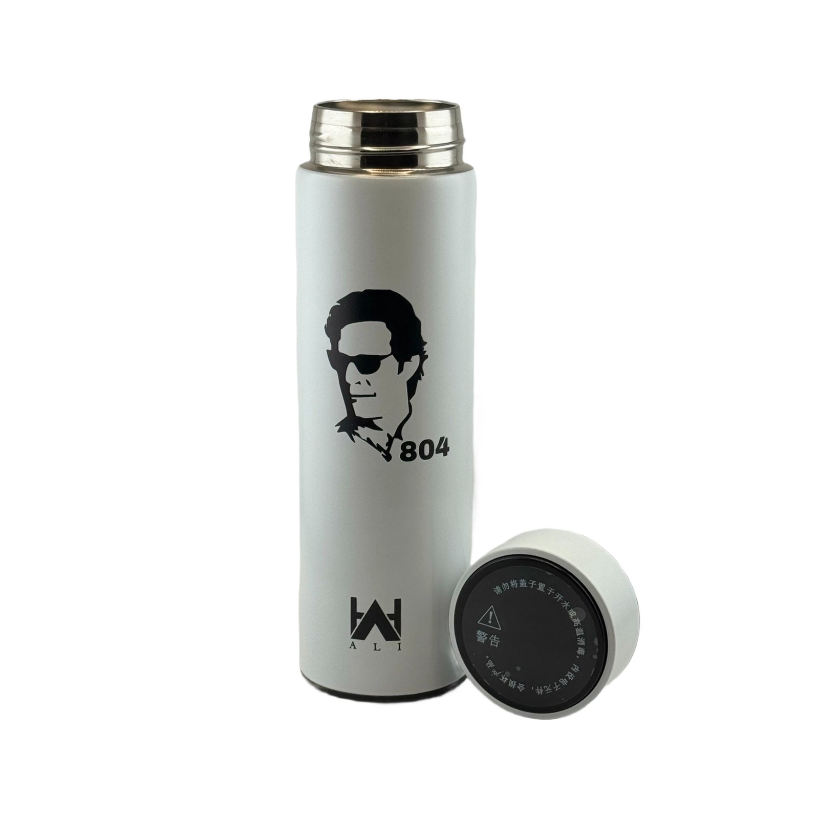 Smart Flask Bottle 500ML With Touch Display Temprature - White - Image 2